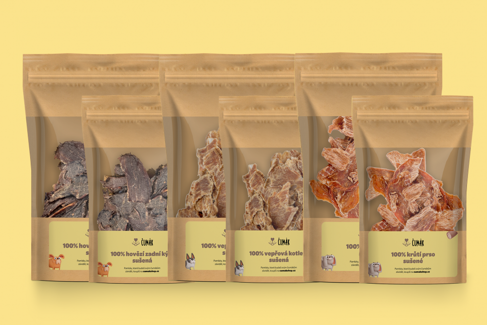 Akční mega balíček sušeného masa 450 g