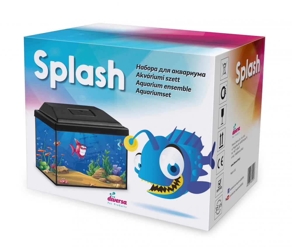 Akvarijní set  DIVERSA 30 LED Expert Splash