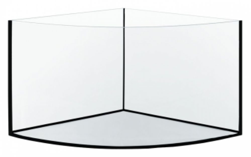 Akvarium rohové 70 l / 57 x 57 x 40 cm výška