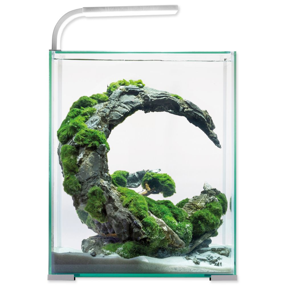 Akvárium set AQUAEL SHRIMP Day & Night 20 bílé (19l)