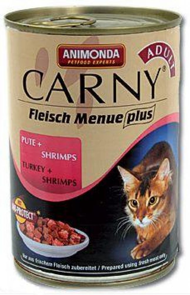 ANIMONDA cat konzerva CARNY pute/shrimps 400g