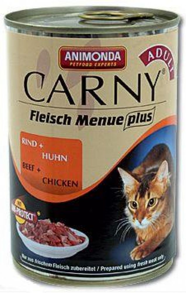 ANIMONDA cat konzerva CARNY rind/huhn 400g