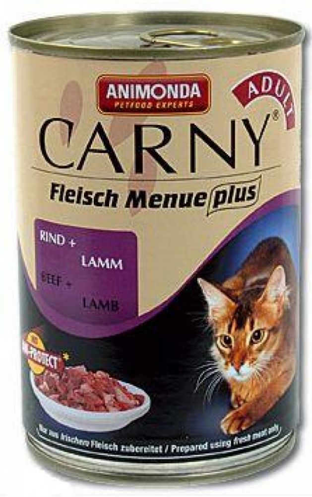 ANIMONDA cat konzerva CARNY rind/lamm 400g