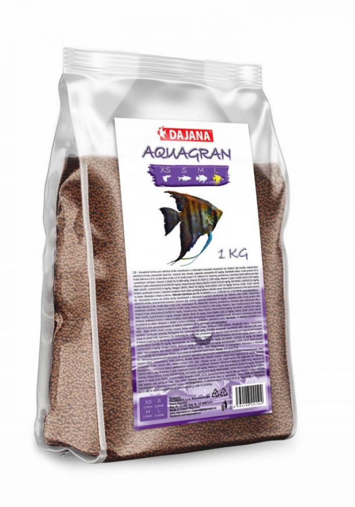 Dajana Aquagran granulované krmivo 1 kg - velikost  L