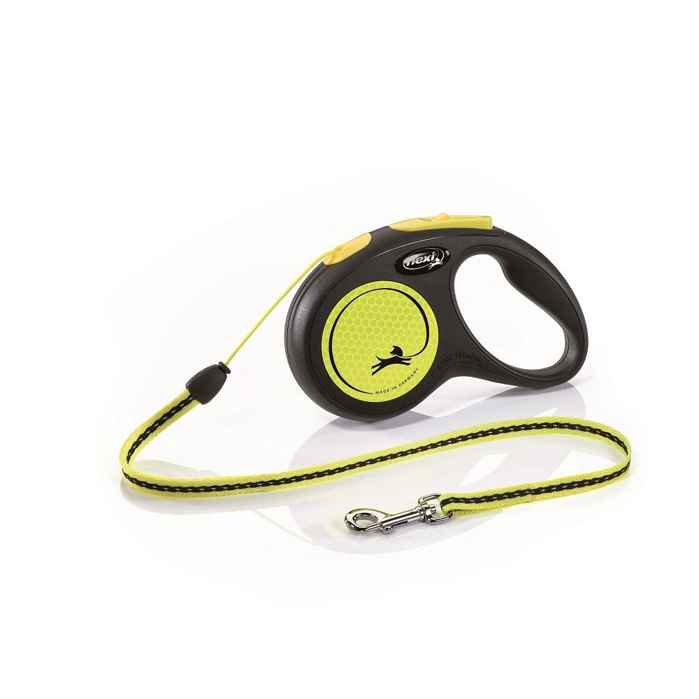 flexi New Neon XS lanko 3m/8kg žlutá