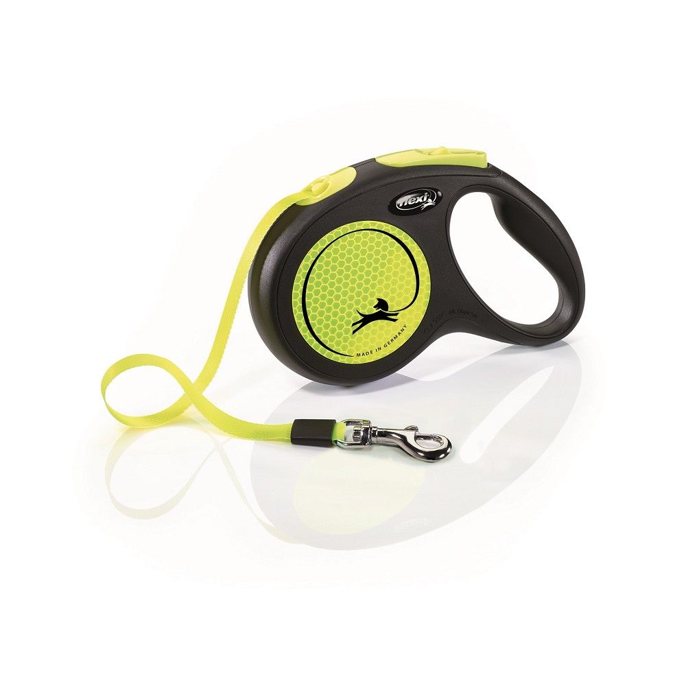 flexi New Neon XS pásek 3m/12kg žlutá