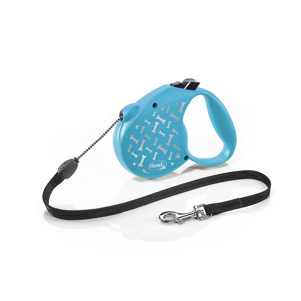 Flexi Standard Bone S lanko 5m/12kg modrá