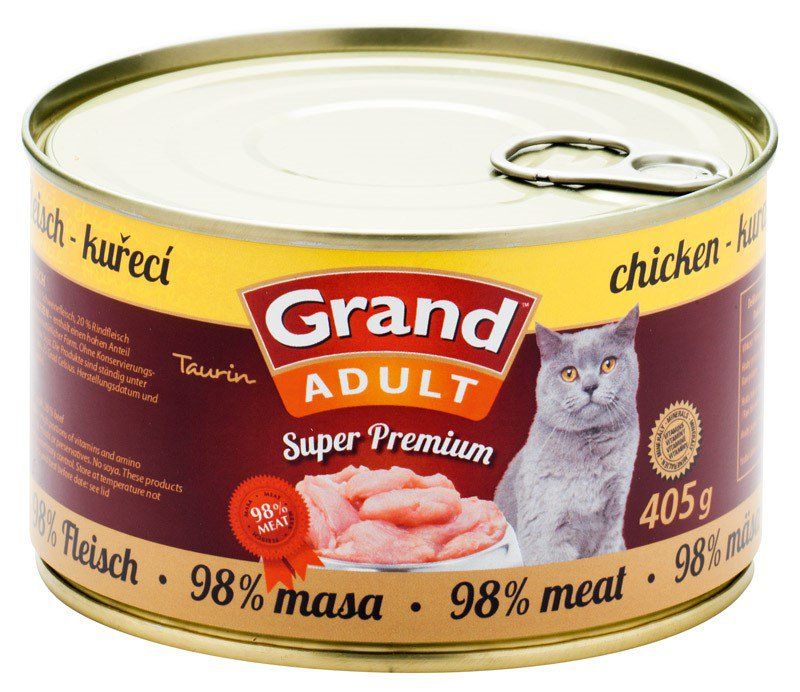 Grand Cat konz. - kuřecí 405 g