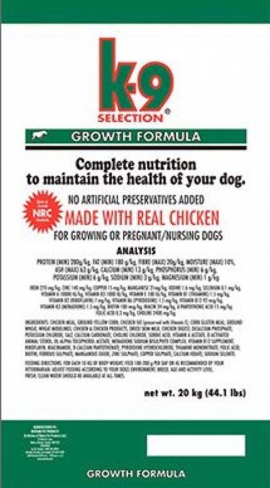 K - 9 Growth 12 kg