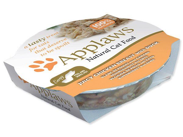 Kalíšek APPLAWS Cat Juicy Chicken Breast with Duck (60g)
