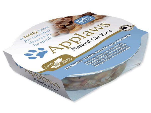 Kalíšek APPLAWS Cat Luxury Tuna Fillet with Prawn (60g)