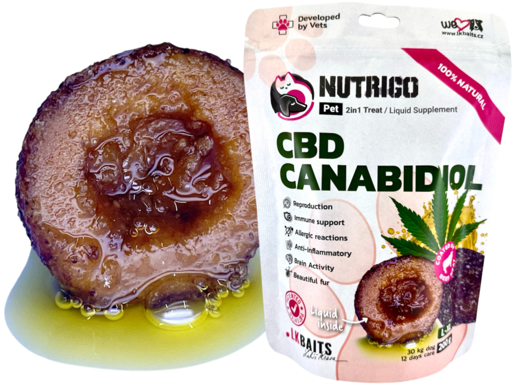 LK Baits Pet Nutrigo Dog Supplement CBD CANABIDIOL, L-XL, 200g
