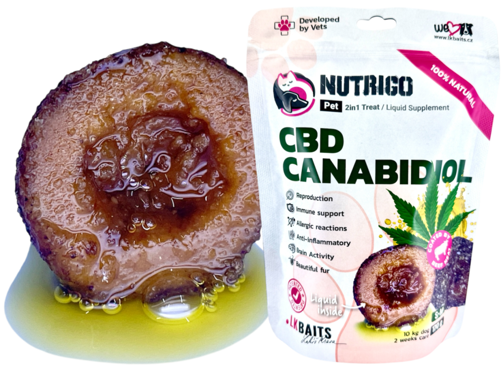 LK Baits Pet Nutrigo Dog Supplement CBD CANABIDIOL,S-M , 170g