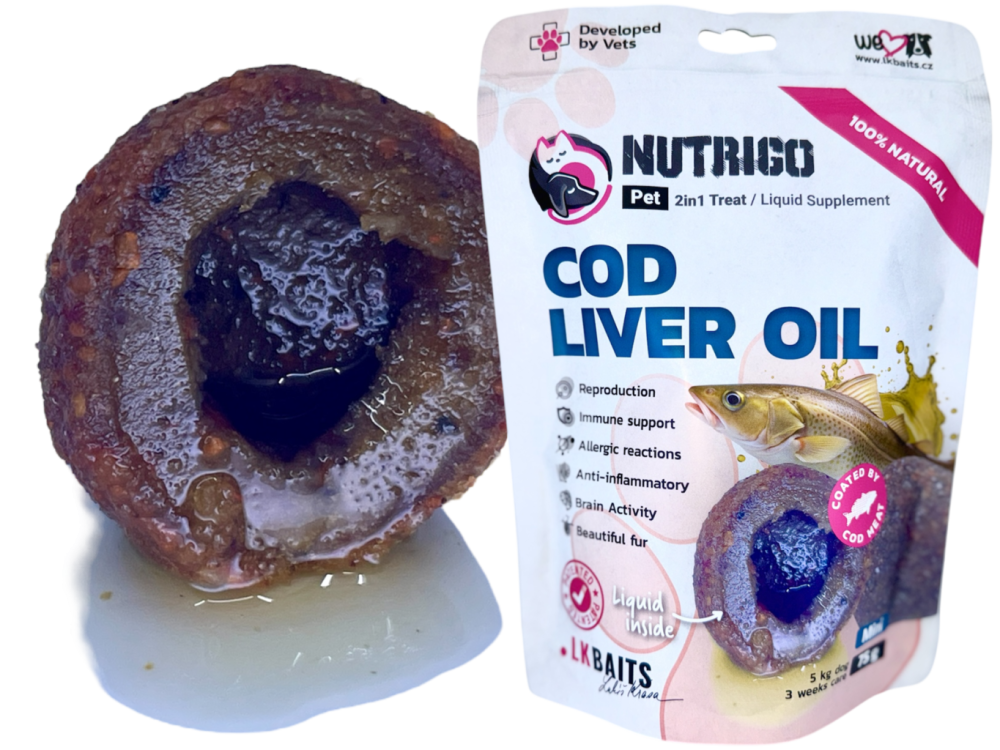 LK Baits Pet Nutrigo Dog Supplement Cod Liver Oil,Mini,75g