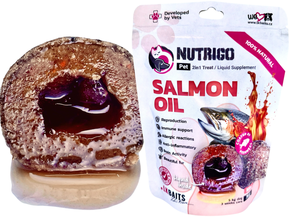LK Baits Pet Nutrigo Dog Supplement Salmon Oil,Mini,75g