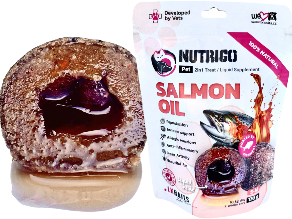 LK Baits Pet Nutrigo Dog Supplement Salmon Oil, S-M,170g