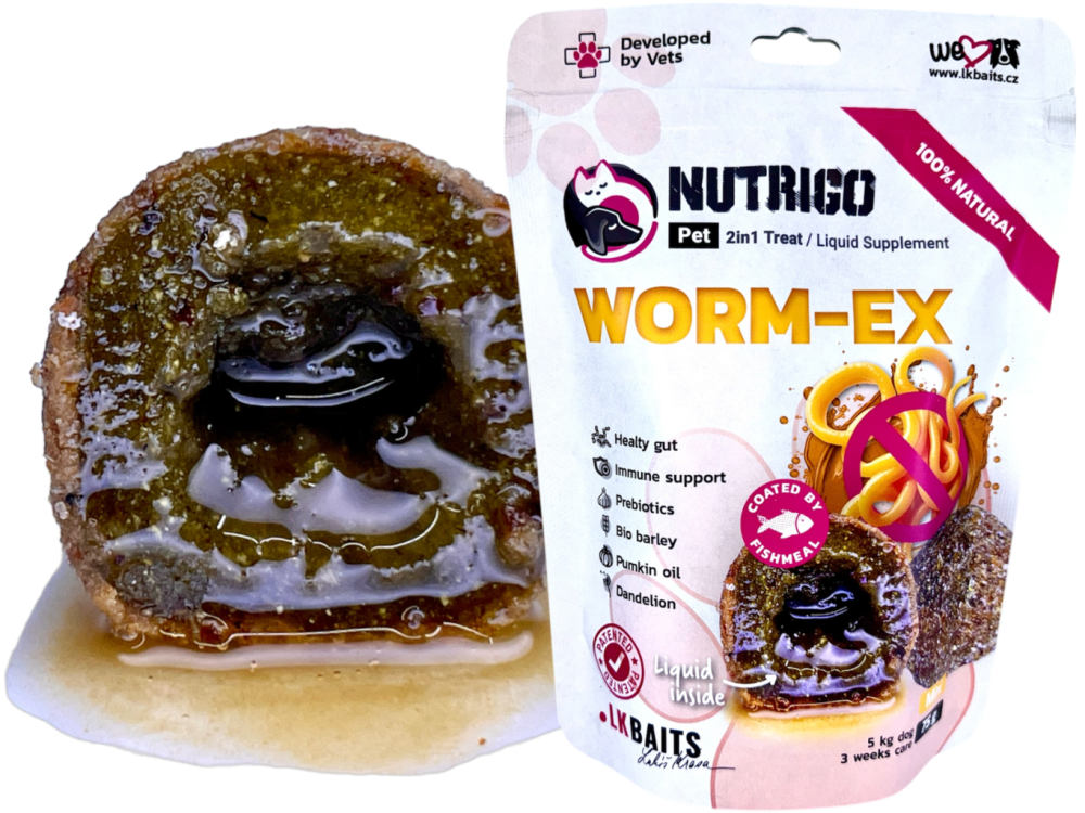 LK Baits Pet Nutrigo Dog Supplement Worm Ex,Mini,75g
