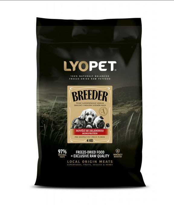 Lyopet Breeder Adult  hovězí se zeleninou