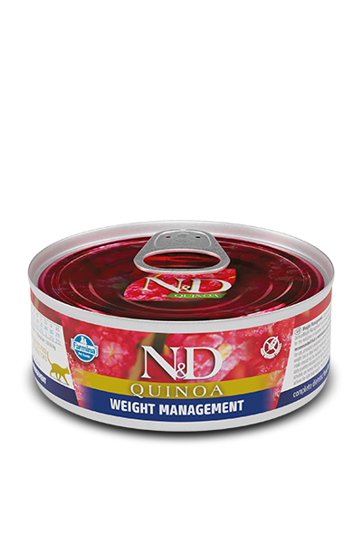 N&D CAT QUINOA Adult Weight Mnmgmt Lamb & Brocolli 80g