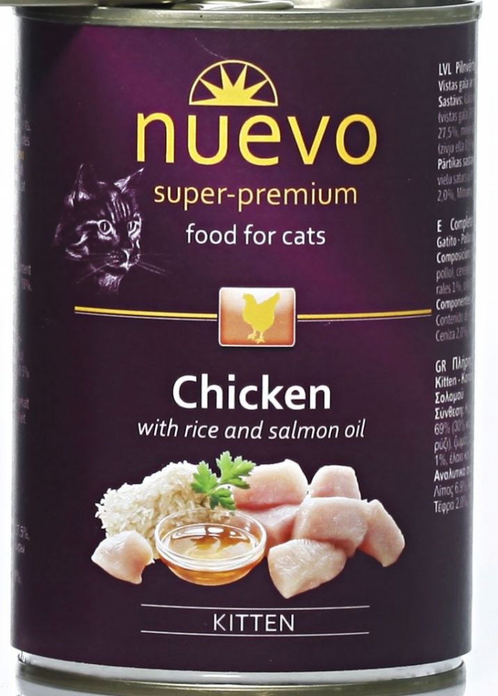 Nuevo kotě kuře konz. 400g