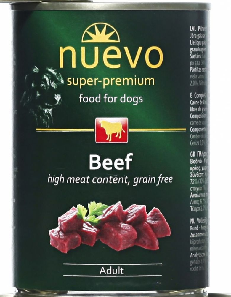 Nuevo pes adult Hovězí konz. 400g