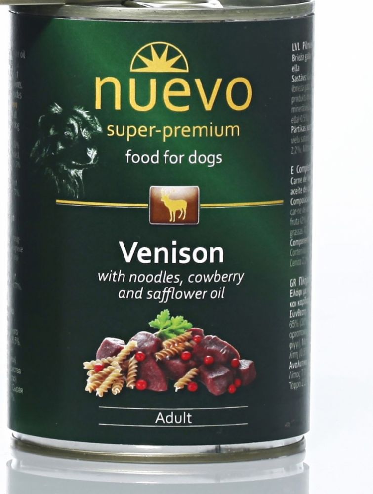 Nuevo pes adult Zvěřinové menu konz. 400g