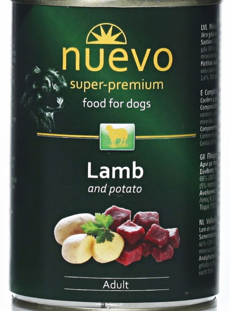 Nuevo pes Senior Jehněčí s ovesnými vl. konz. 400g