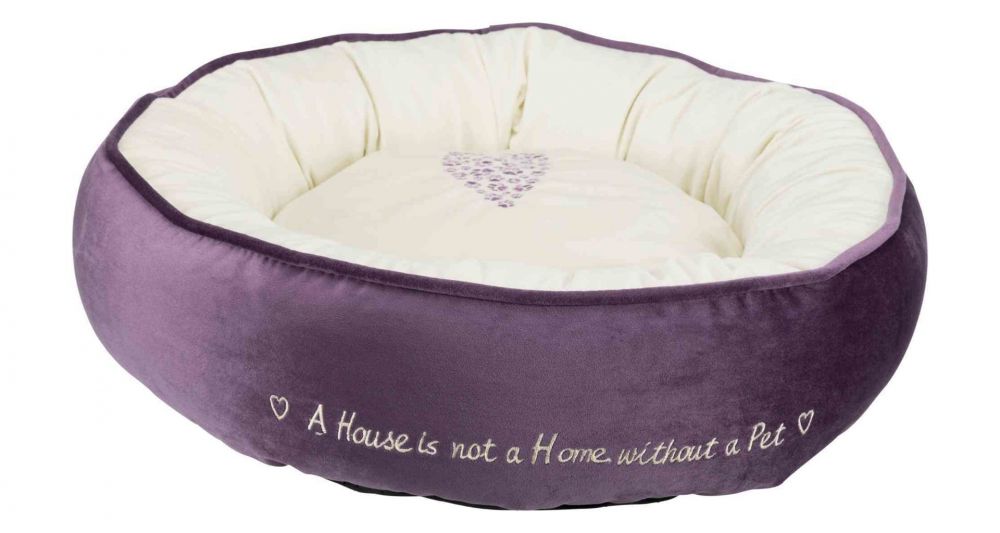Pelech kulatý PET´S HOME 50 cm fialovo/krémový