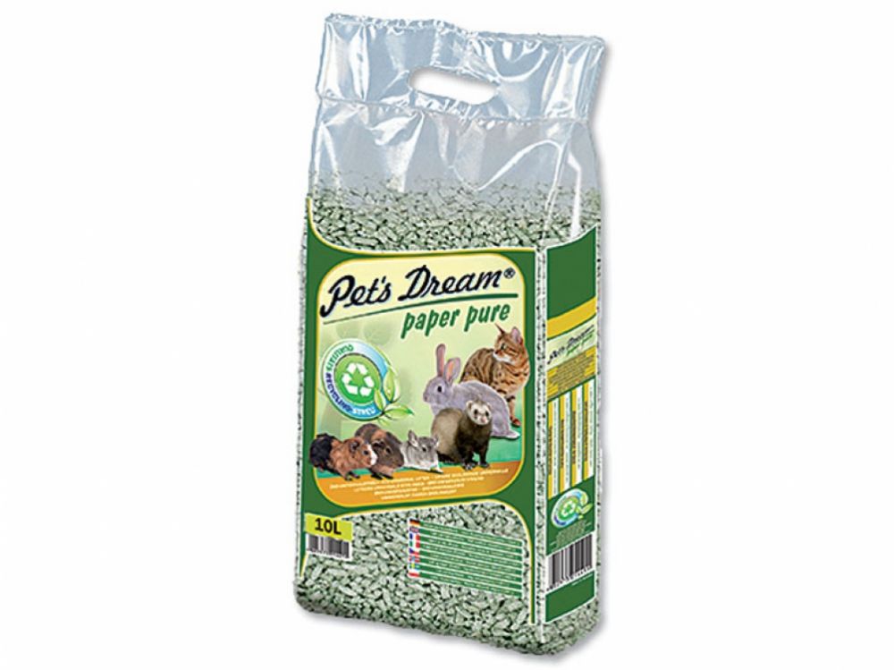 Pelety JRS Pet´s Dream Paper Pure 10 litrů