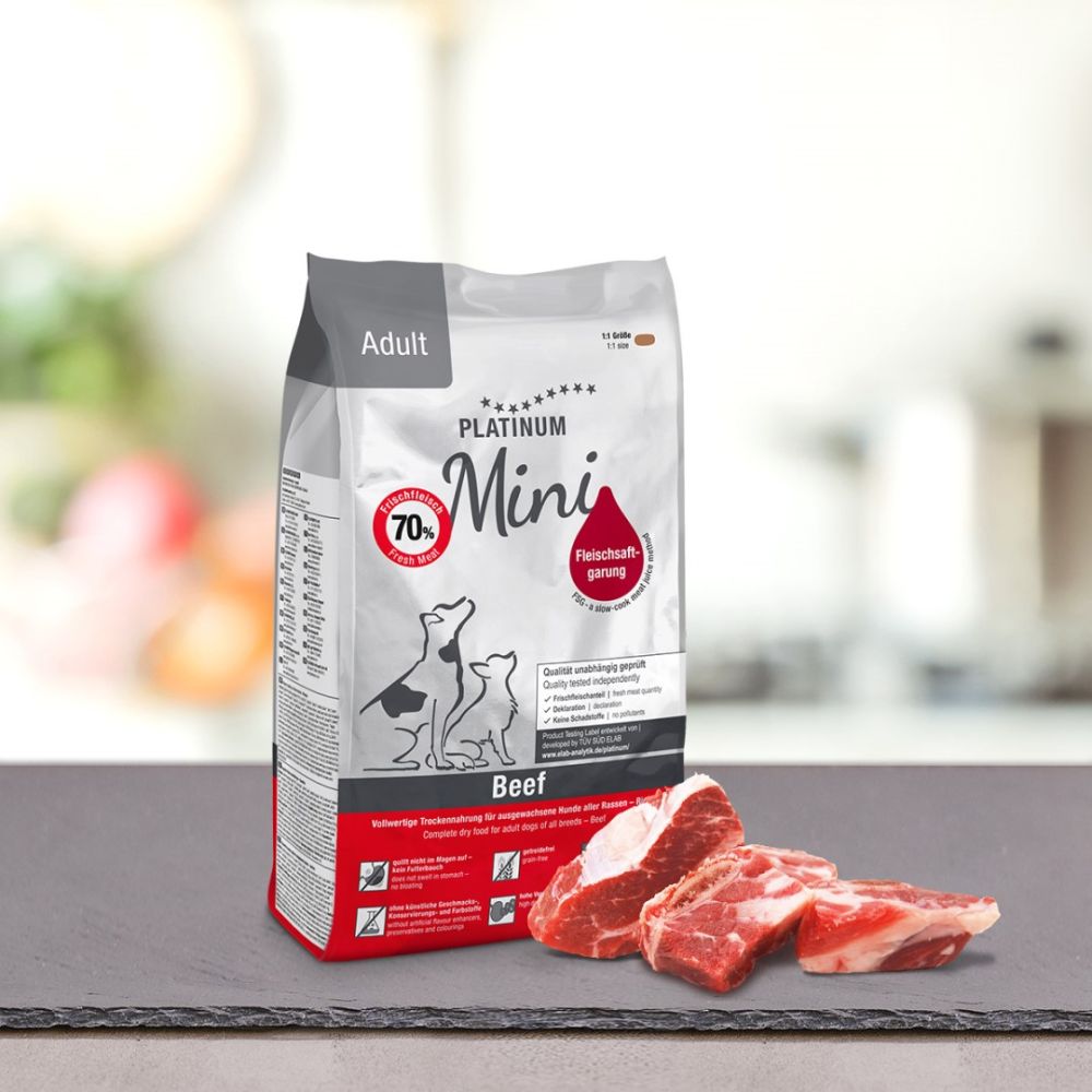Platinum MINI Adult Beef - Hovězí 2,7 kg