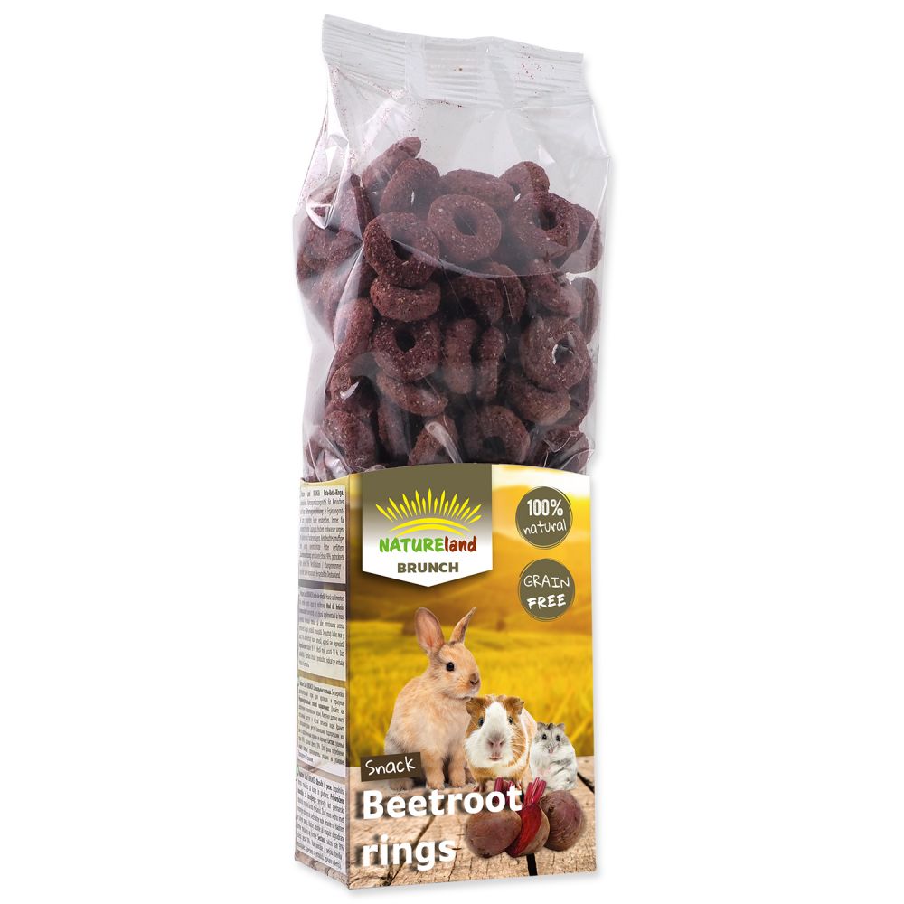 Pochoutka NATURE LAND Brunch řepové kroužky (105g)