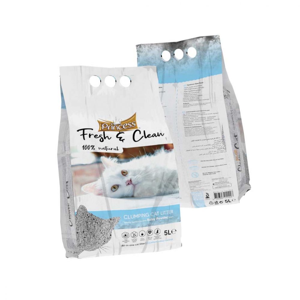 Princess Fresh & clean  babypowder scent 20 litrů