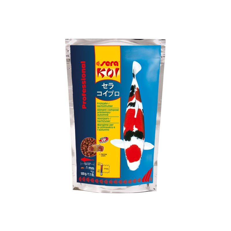 Sera KOI Jarní/Podzimní Krmivo 500 G