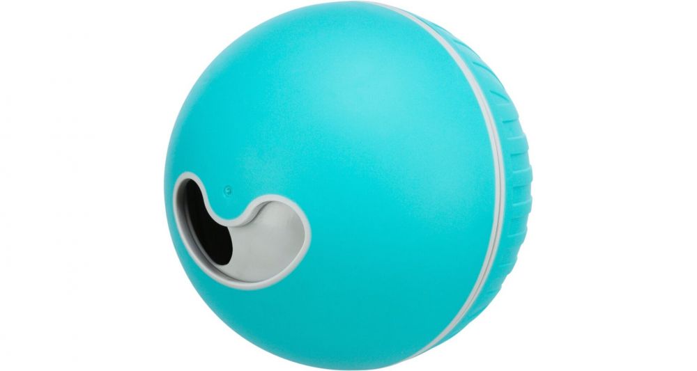 Snack Ball, míček na pamlsky, plast, tyrkysová 7,5 cm
