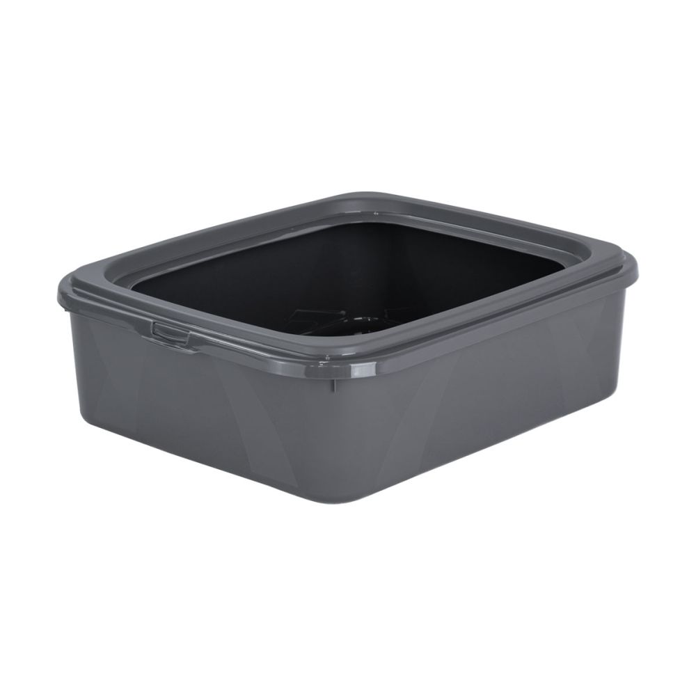 Toaleta Pet nova Cattray  s okrajem 42 cm tmavě šedá