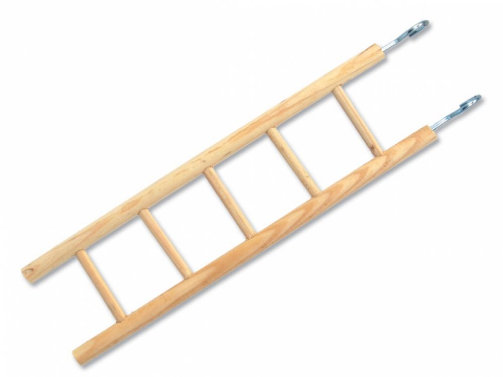 Žebřík BIRD JEWEL dřevěný 5 příček 34 cm (1ks)